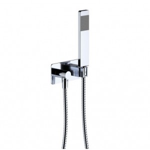 Lincoln Hand Shower, Soft Square Plate, Chrome